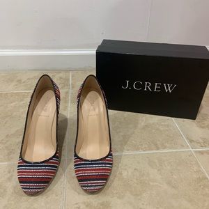 J Crew Etta Bead Stitch Pumps